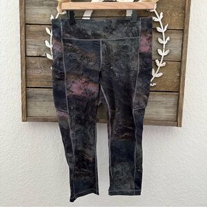 Lululemon Radiant Multi Speed Up Crop Leggings Ladies 10‎